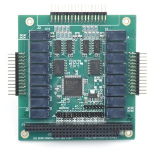 Opal-MM-1616: I/O Expansion Modules, Wide-temperature PC/104, PC/104-<i>Plus</i>, PCIe/104 / OneBank, PCIe MiniCard, and FeaturePak modules featuring programmable bidirectional digital I/O, counter/timers, optoisolated inputs, and relay outputs., PC/104